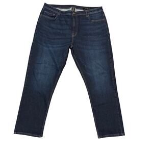The Perfect Jean NYC Men's Athletic Fit 42x32 Mariner Dark Blue Stretch Denim
